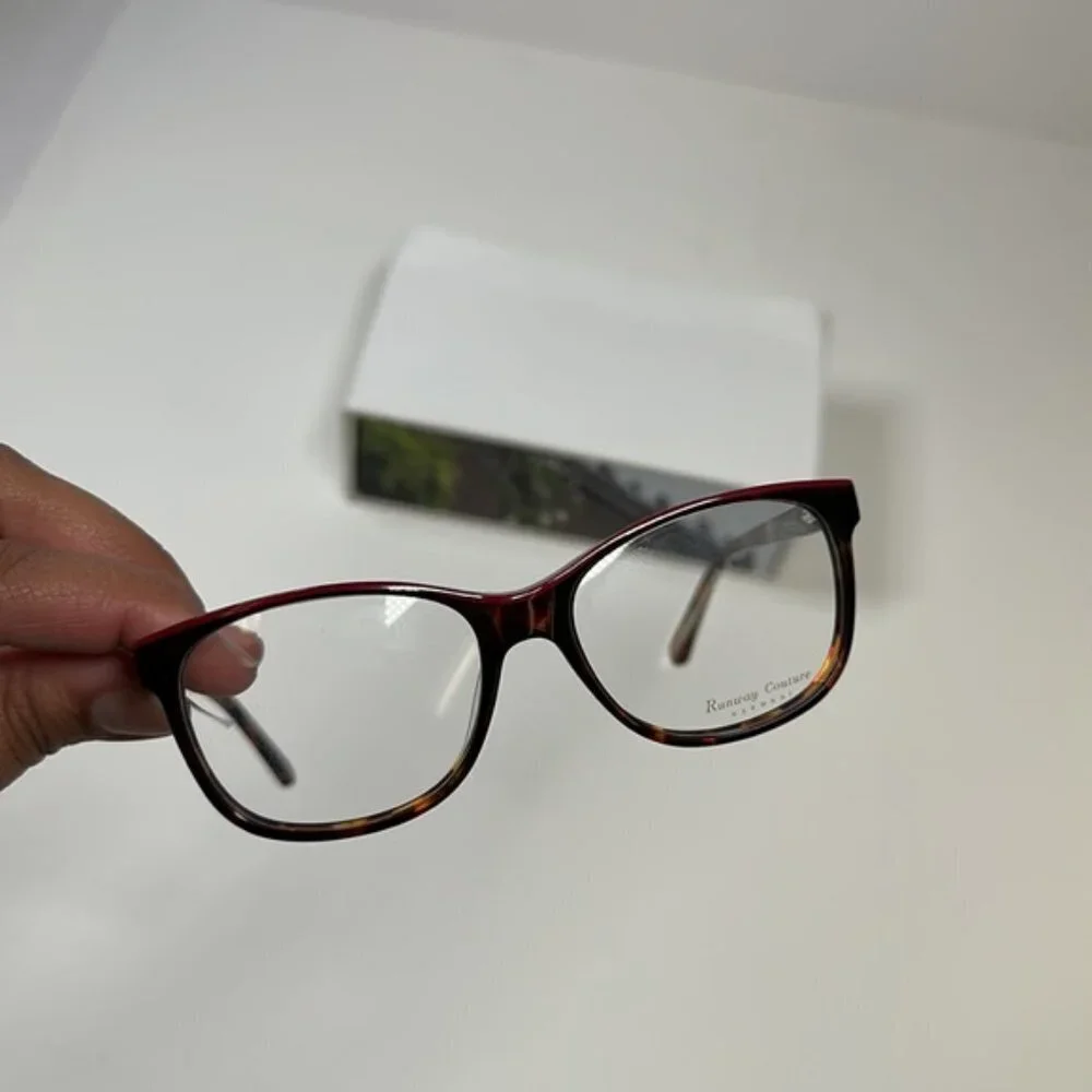Runway Couture Eyewear RCE284 Tortoise/Red Eyeglasses
